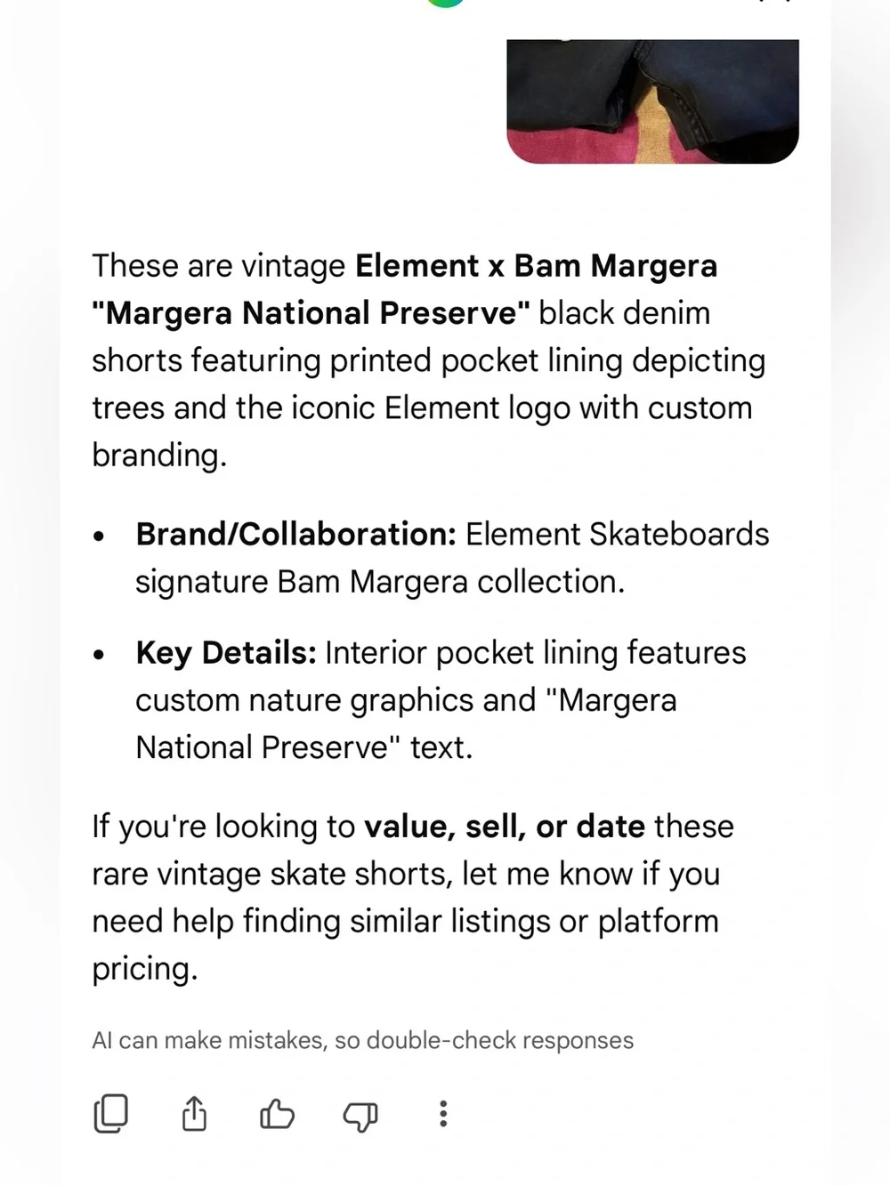**RARE** Y2K Element x Bam Margera Denim Shorts
